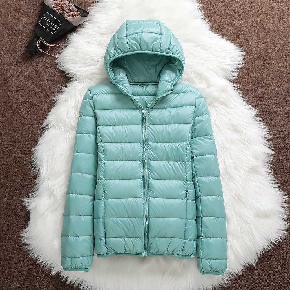 Leonie | Lightweight Waterproof Jacket – White Duck Down Filling